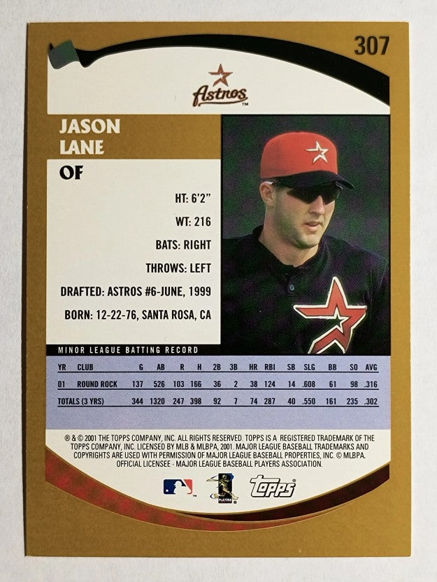 2002 Topps #307 Jason Lane PROS