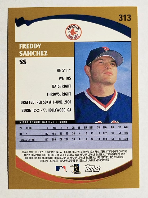 2002 Topps #313 Freddy Sanchez PROS RC