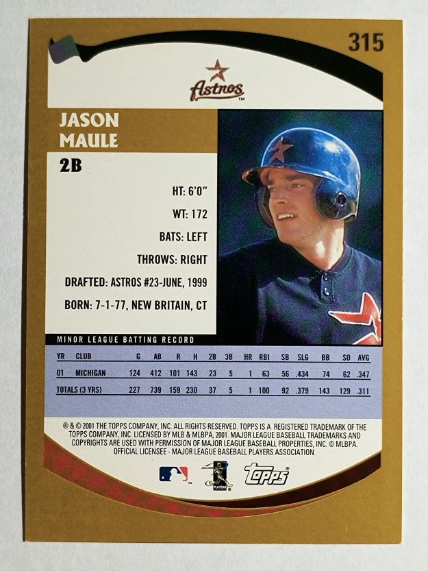 2002 Topps #315 Jason Maule PROS RC