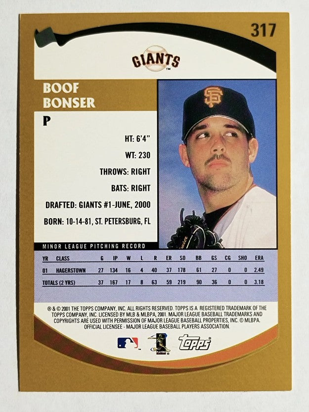 2002 Topps #317 Boof Bonser PROS