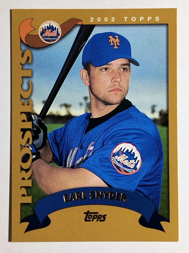 2002 Topps #319 Earl Snyder PROS RC
