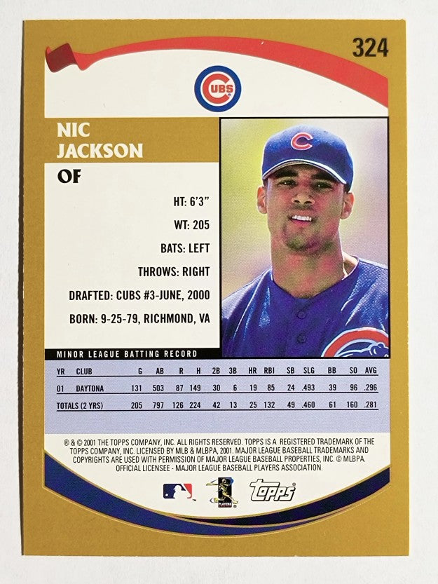 2002 Topps #324 Nic Jackson PROS RC