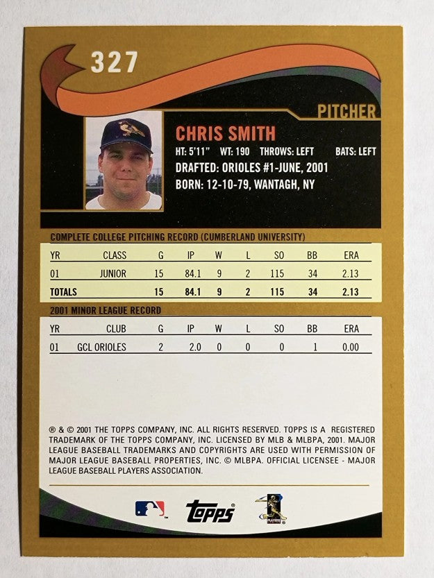 2002 Topps #327 Chris Smith DP