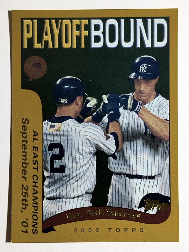 2002 Topps #351 New York Yankees PB