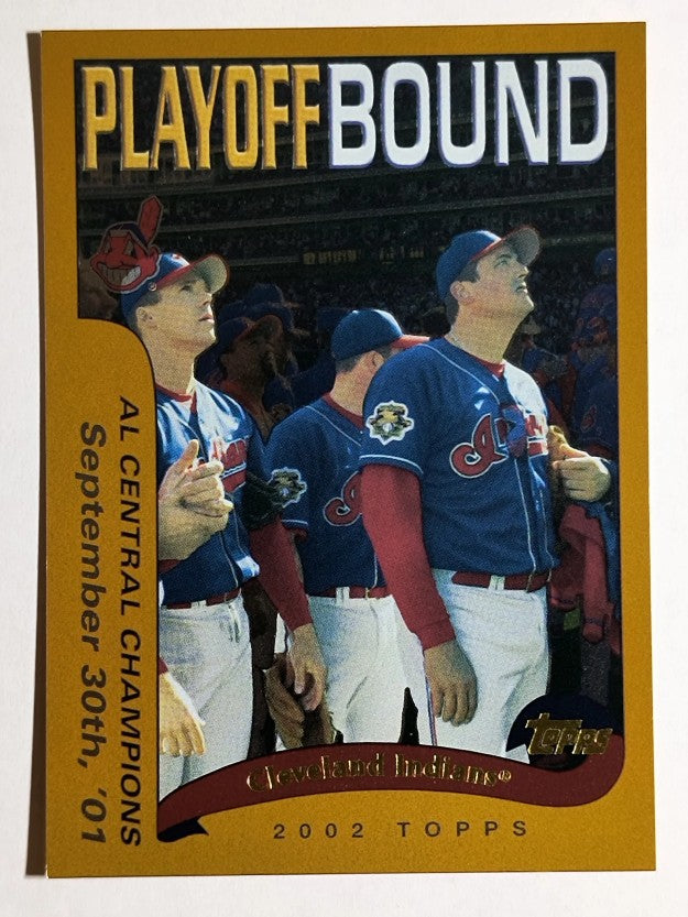 2002 Topps #352 Cleveland Indians PB