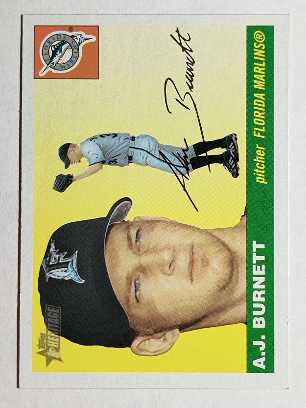 2004 Topps Heritage #35 A.J. Burnett