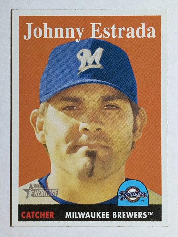 2007 Topps Heritage #236 Johnny Estrada
