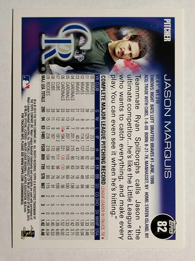 2010 Topps #82 Jason Marquis