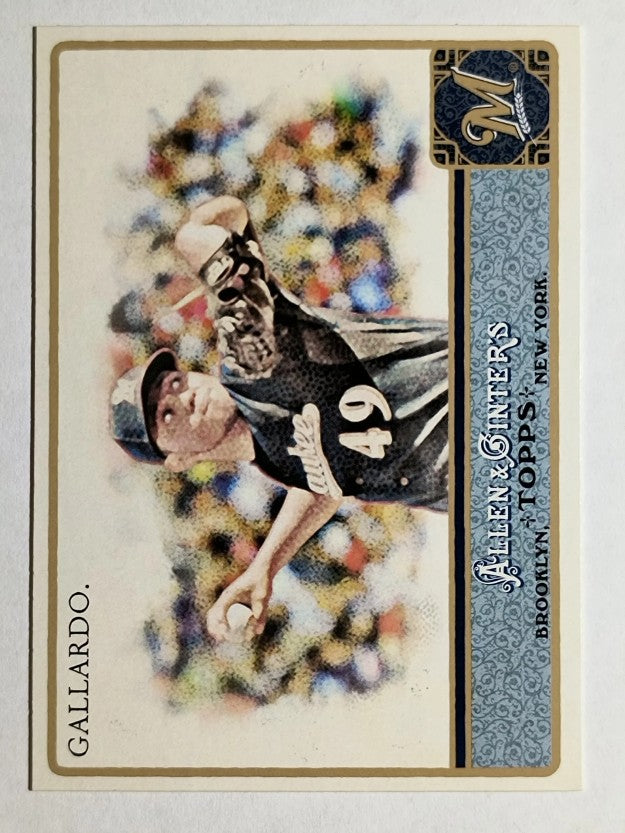 2011 Topps Allen and Ginter #287 Yovani Gallardo