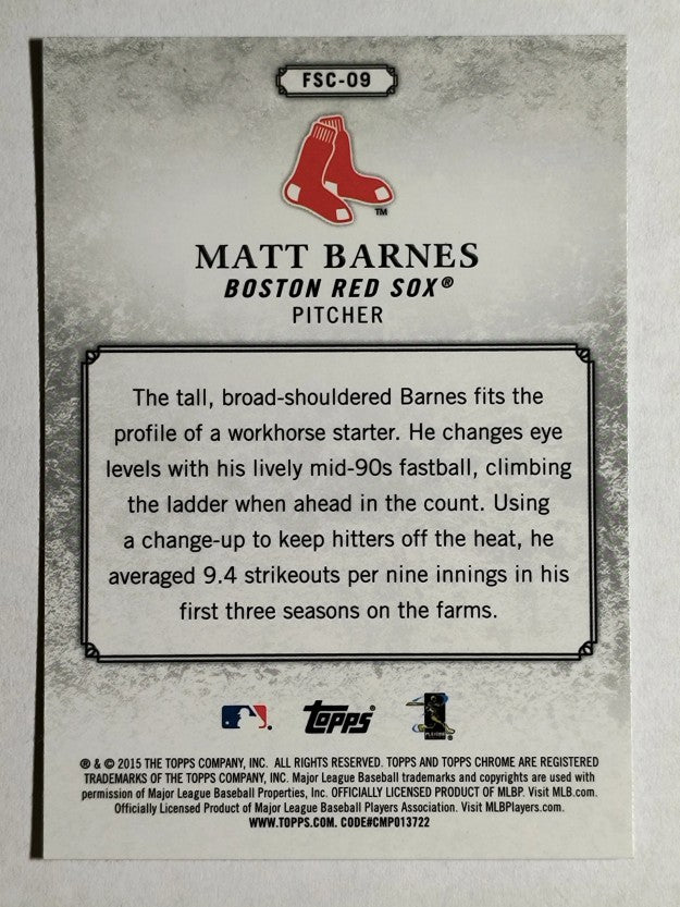 2015 Topps Chrome Future Stars #FSC09 Matt Barnes