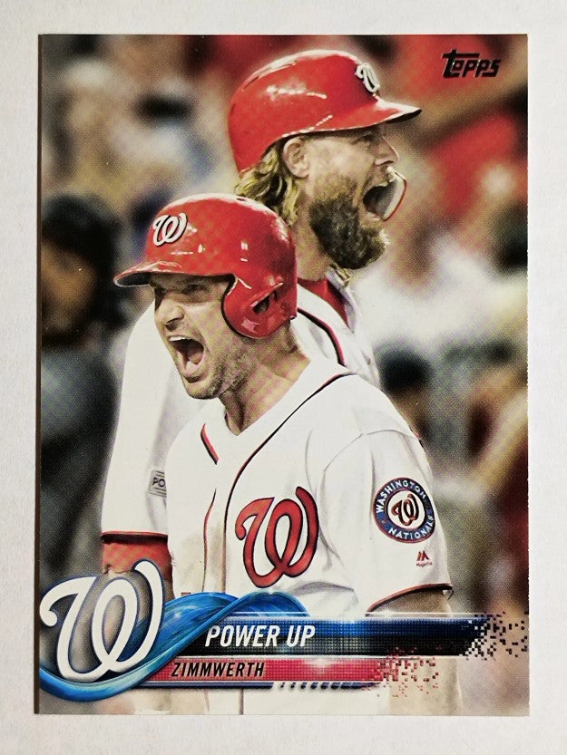 2018 Topps #379 Ryan Zimmerman/Jayson Werth/Power Up