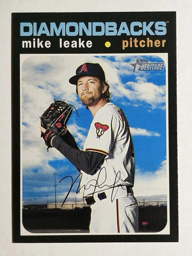 2020 Topps Heritage #293 Mike Leake