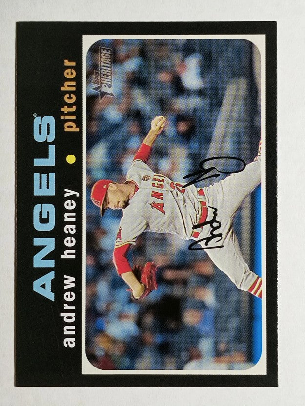 2020 Topps Heritage #318 Andrew Heaney