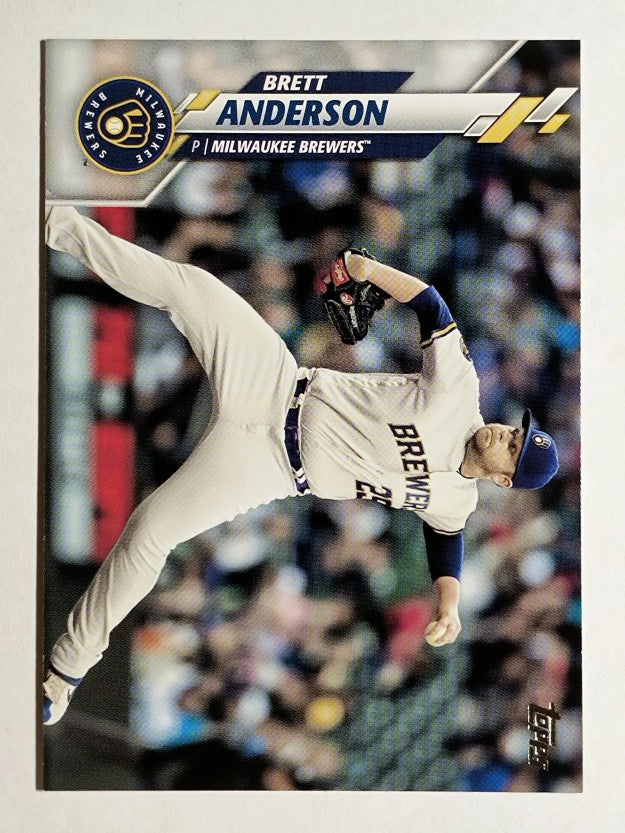 2020 Topps Update #U275 Brett Anderson