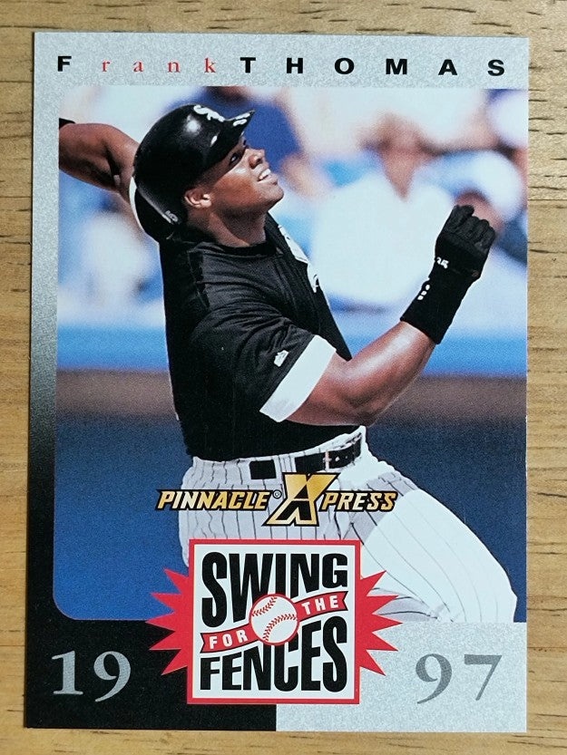 1997 Pinnacle X-Press Swing for the Fences #54 Frank Thomas