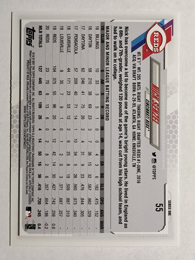2021 Topps #55 Nick Senzel
