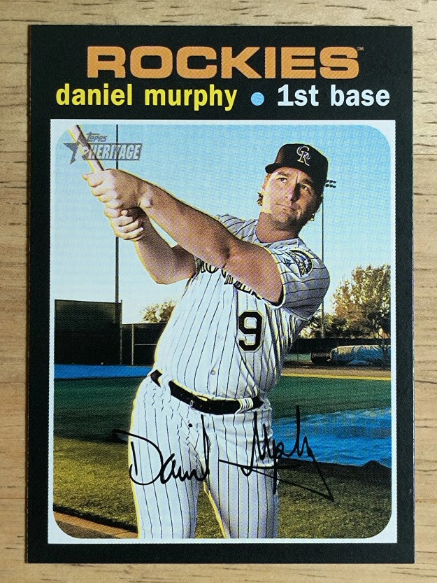 2020 Topps Heritage #158 Daniel Murphy