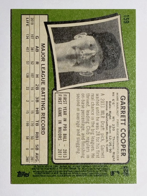 2020 Topps Heritage #159 Garrett Cooper