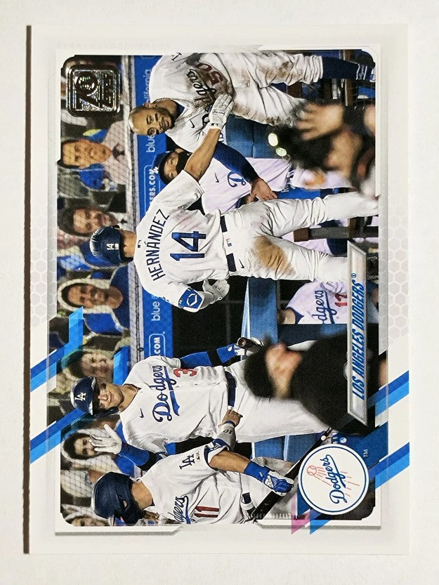 2021 Topps #201 Los Angeles Dodgers TC