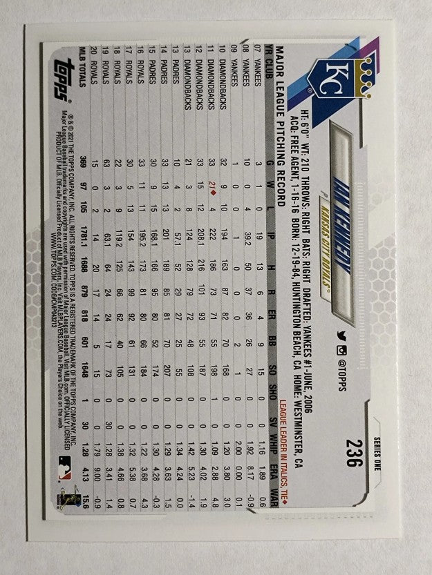 2021 Topps #236 Ian Kennedy