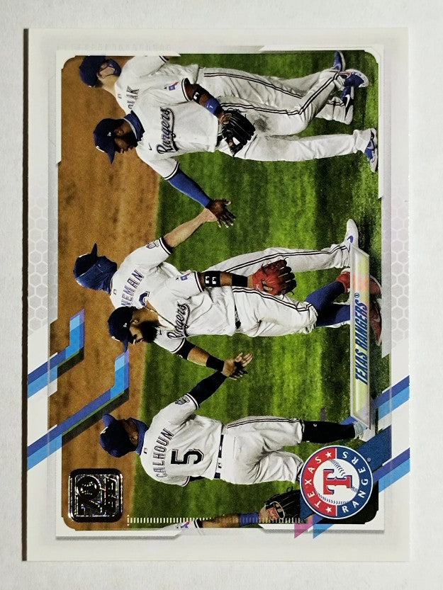 2021 Topps #283 Texas Rangers TC