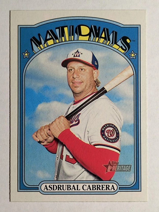 2021 Topps Heritage #66 Asdrubal Cabrera