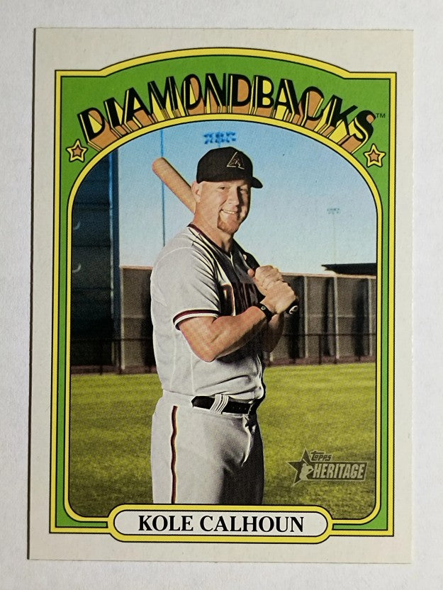 2021 Topps Heritage #75 Kole Calhoun