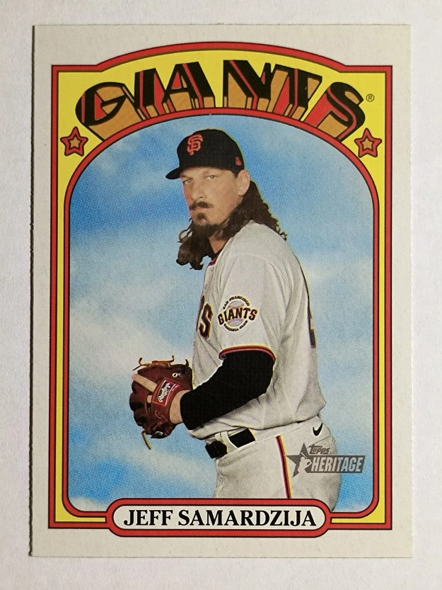 2021 Topps Heritage #279 Jeff Samardzija