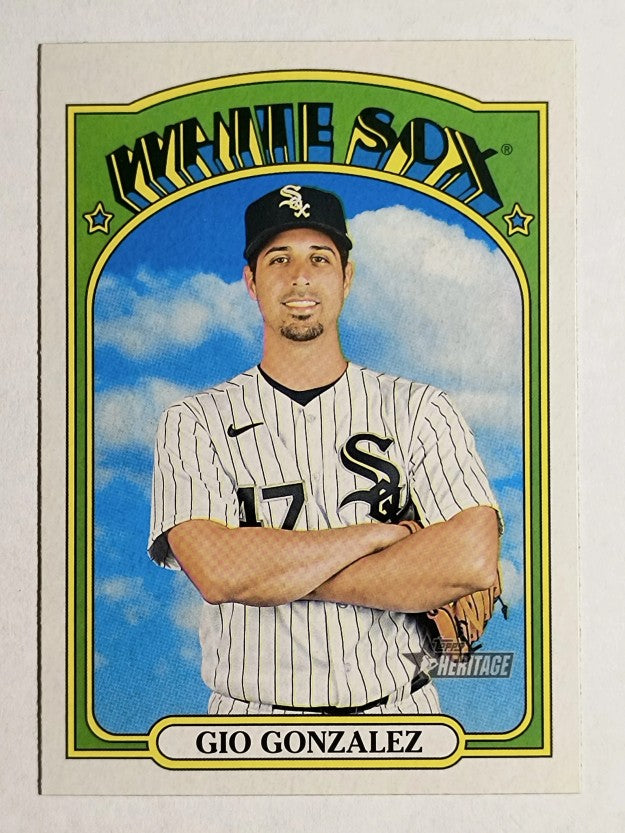 2021 Topps Heritage #280 Gio Gonzalez