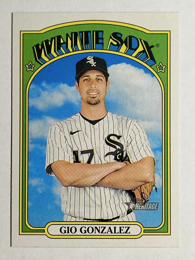 2021 Topps Heritage #280 Gio Gonzalez