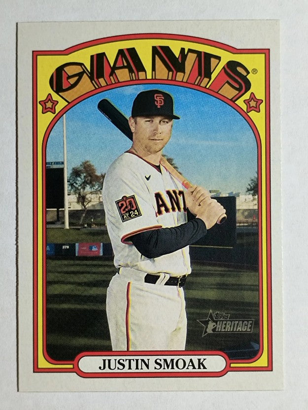 2021 Topps Heritage #332 Justin Smoak