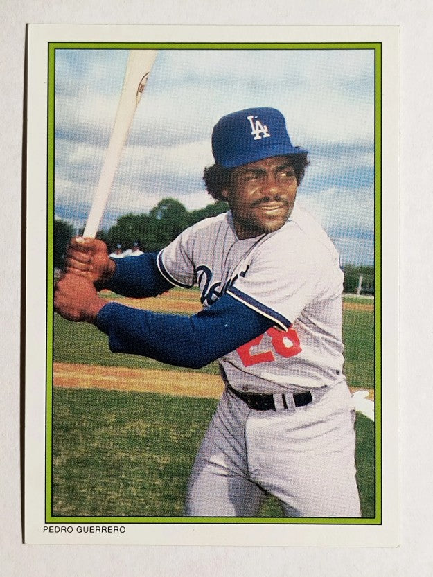 1986 Topps Glossy Send-Ins #25 Pedro Guerrero