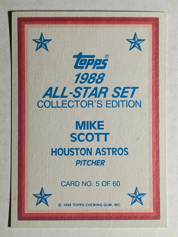 1988 Topps Glossy Send-Ins #5 Mike Scott