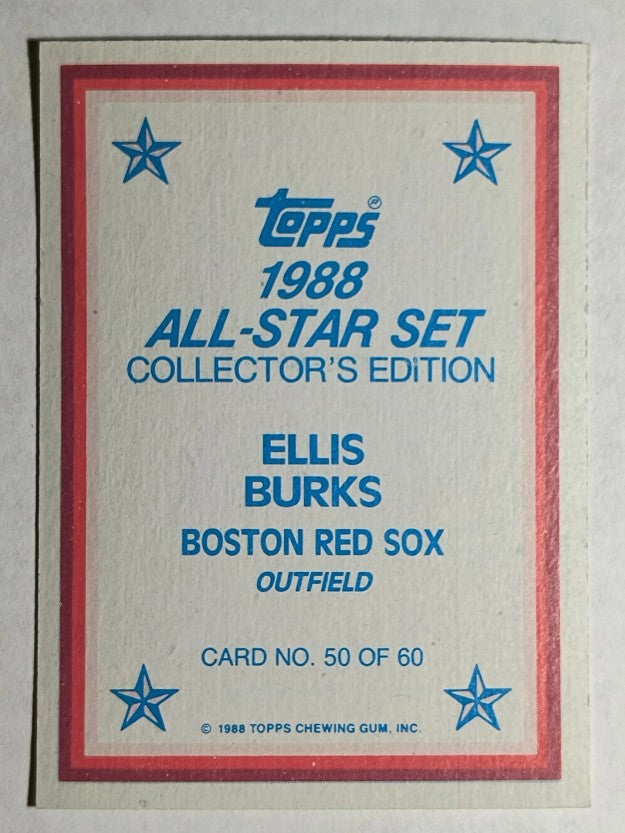 1988 Topps Glossy Send-Ins #50 Ellis Burks