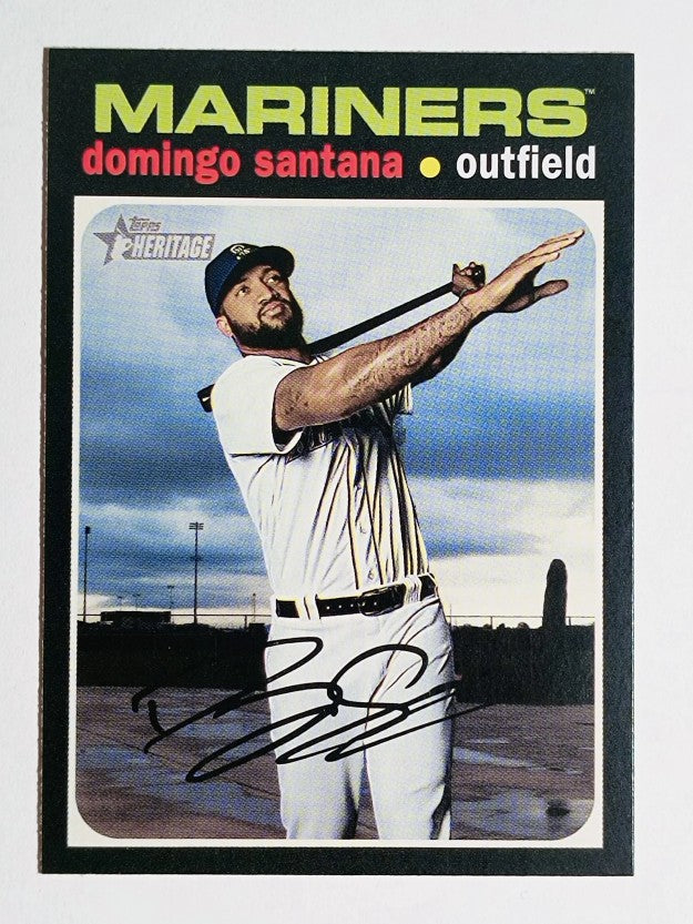 2020 Topps Heritage #160 Domingo Santana