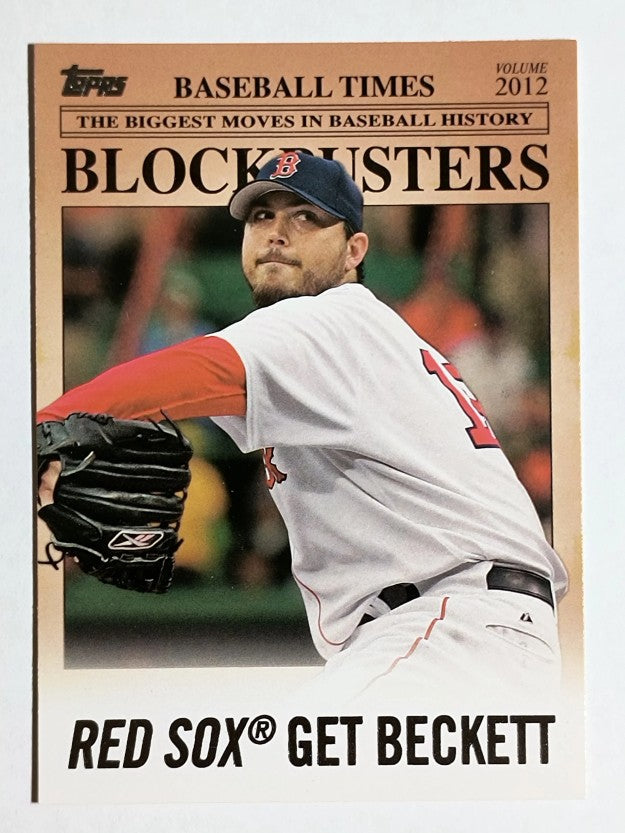 2012 Topps Update Blockbusters #BB22 Josh Beckett