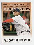 2012 Topps Update Blockbusters #BB22 Josh Beckett