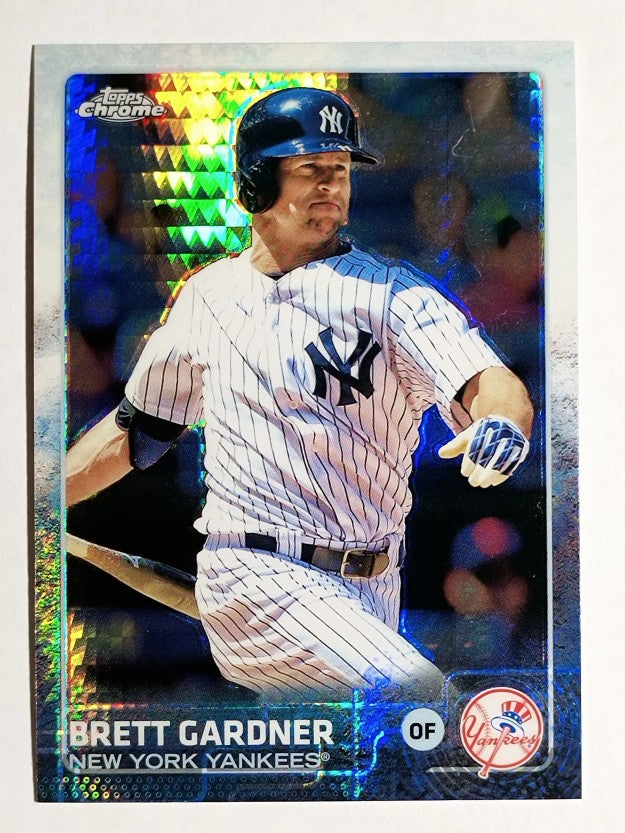 2015 Topps Chrome Prism Refractors #88 Brett Gardner
