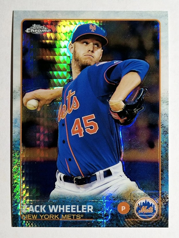 2015 Topps Chrome Prism Refractors #117 Zack Wheeler