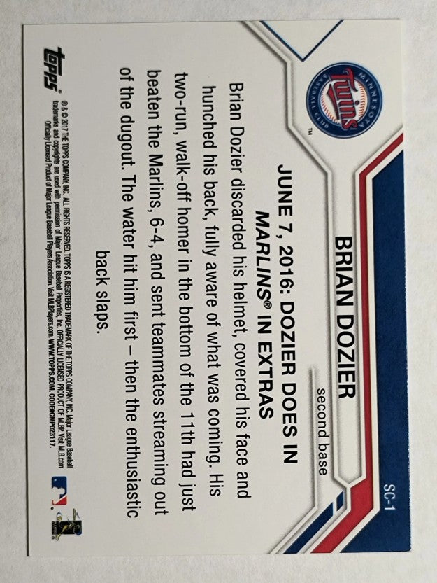 2016 Topps Opening Day Superstar Celebrations #SC11 Brian Dozier