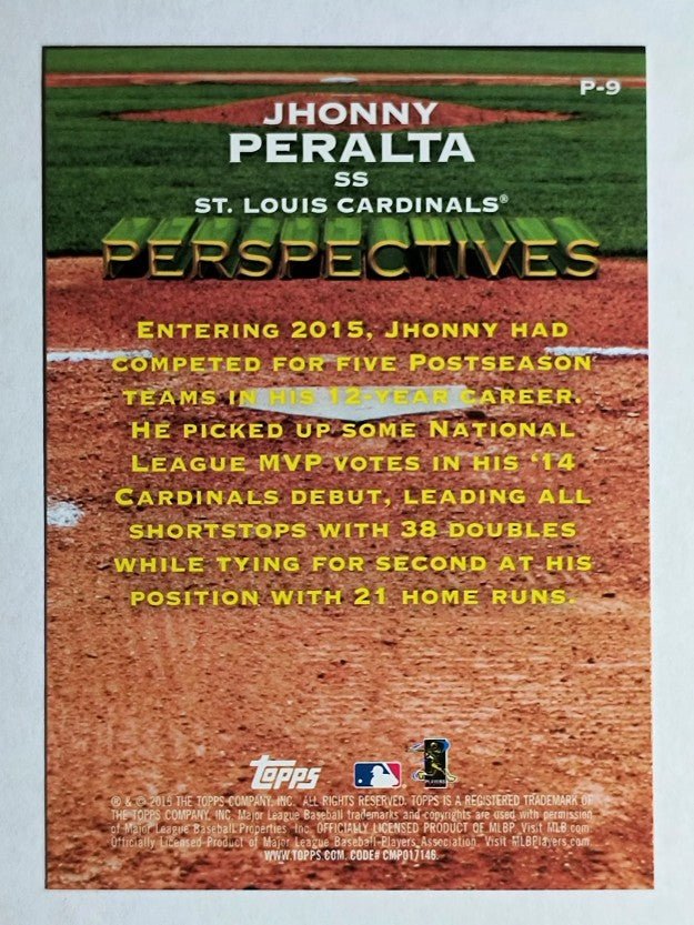 2016 Topps Perspectives #P9 Jhonny Peralta