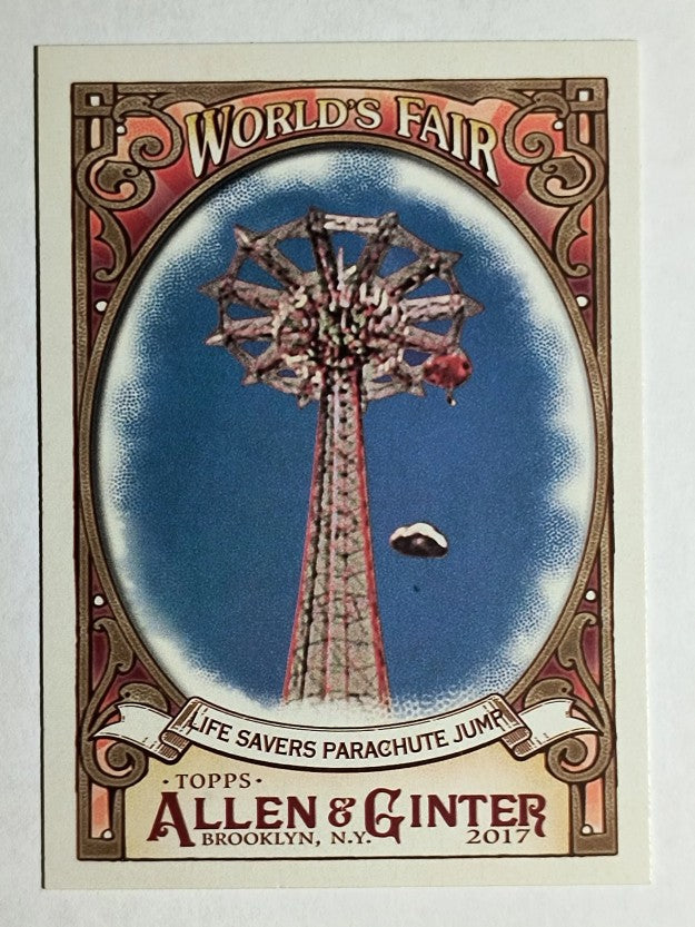2017 Topps Allen and Ginter World's Fair #WF1 Life Savers Parachute Jump