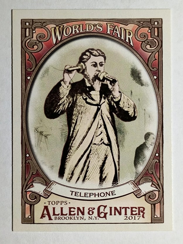 2017 Topps Allen and Ginter World's Fair #WF20 Telephone/Centennial Exposition
