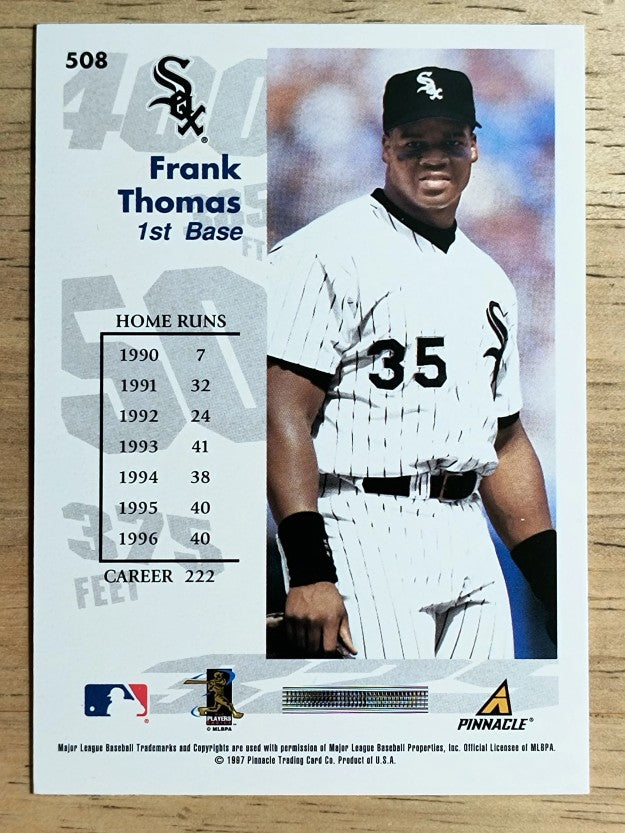 1997 Score Premium Stock Hobby Reserve #508 Frank Thomas GY