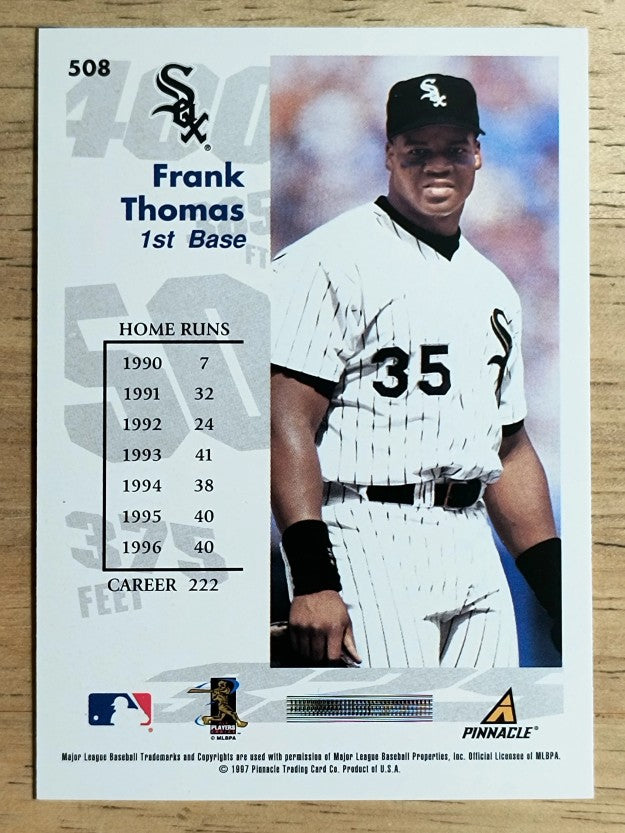1997 Score Premium Stock Hobby Reserve #508 Frank Thomas GY