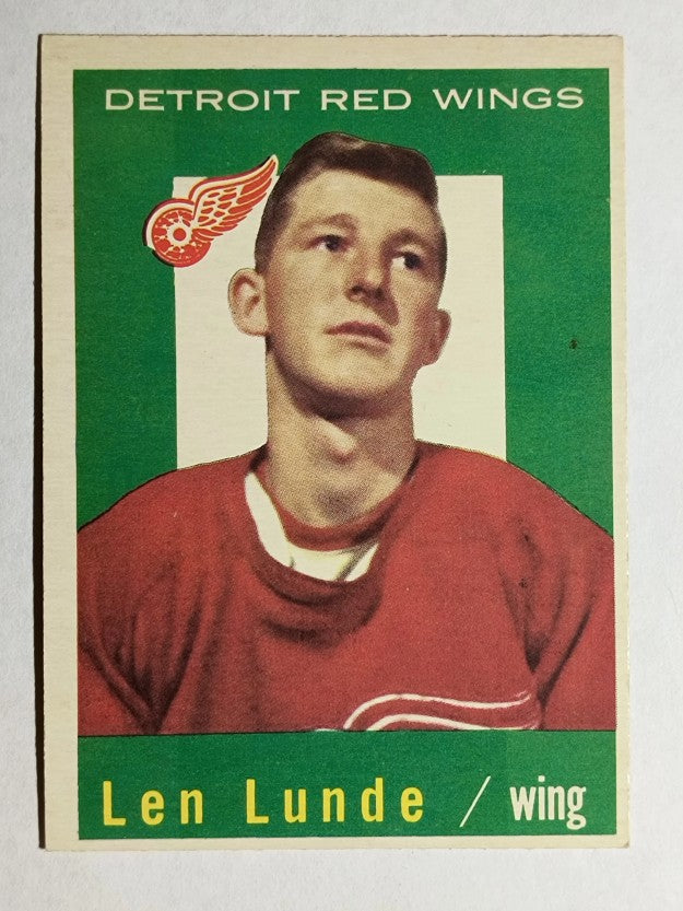1959-60 Topps #22 Len Lunde (EX)