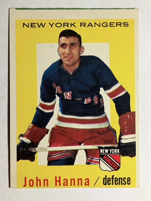 1959-60 Topps #31 John Hanna (VGEX)