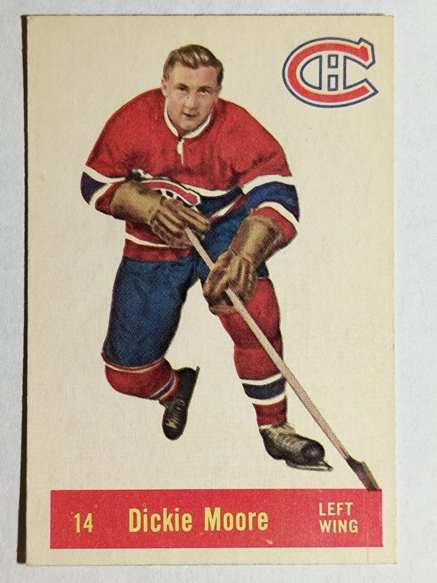1957-58 Parkhurst #M14 Dickie Moore (EXMT)