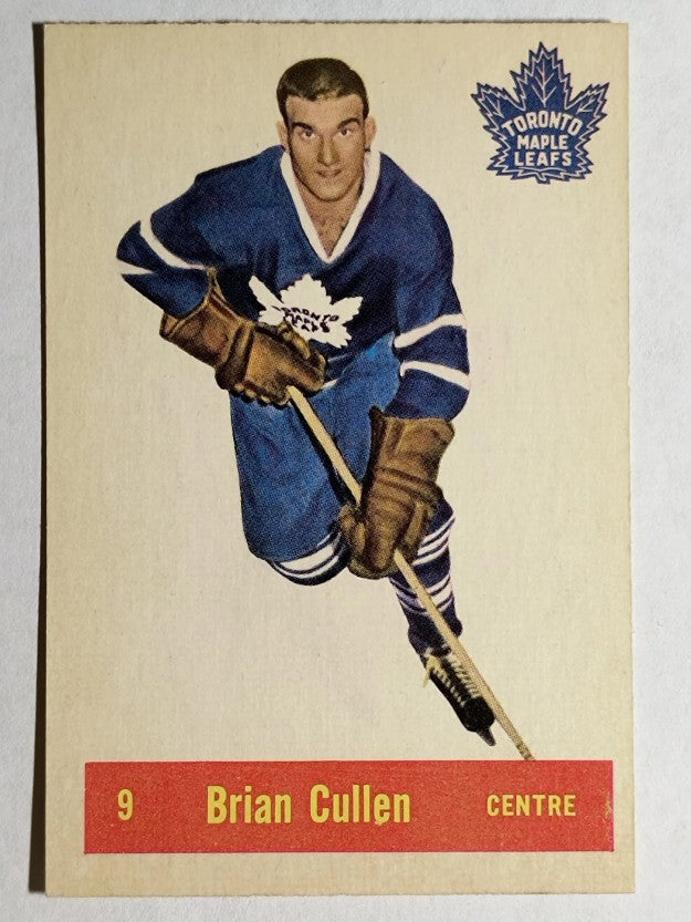 1957-58 Parkhurst #T9 Brian Cullen (EXMT)