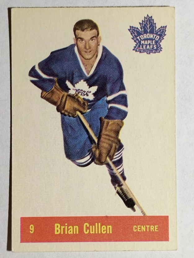 1957-58 Parkhurst #T9 Brian Cullen (EX)